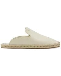 Lanvin - Leather Espadrilles Cream Shoe - Lyst