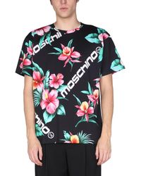 Moschino - Floral Print T-shirt - Lyst