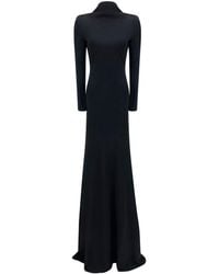 Tom Ford - Long Evening Dress With Sleeves Viscose - Lyst