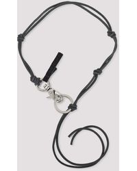 Our Legacy Udon Ladon Leather Keychain in Black for Men | Lyst