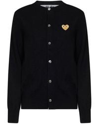 Comme des Garçons - Cardigan Wool With Heart Emblem - Lyst