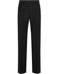 Gucci - Silk Twill Trousers Chinos - Lyst