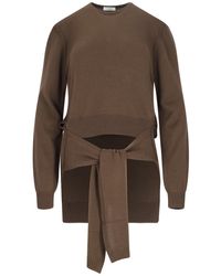 Lemaire - Trompe-L Il Panel Sweater - Lyst