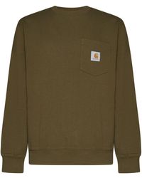 Carhartt - Chest Pocket Cotton Sweatshirt - Lyst
