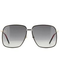 Gucci - Sunglasses Square Full Rim, Frame And Gradient Lens Gg0394S001 - Lyst