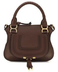 Chloé - Brown Calf Leather Bos Taurus Handbag - Lyst
