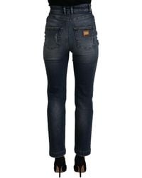 Dolce & Gabbana - High Waist Skinny Designer Jeans - Lyst