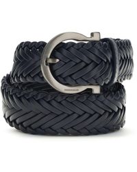 Ferragamo - Braided Leather Belt - Lyst
