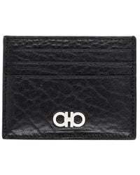 Ferragamo - Card Holder With Logo Calf Leather Wallets & Purses - Lyst