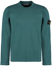 Stone Island - Long Sleeve Crew-neck Sweater - Lyst