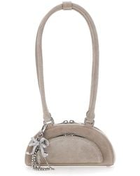 Self-Portrait - Shoulder Bag With Two Top Handles And Charm Detail On The Front - Lyst
