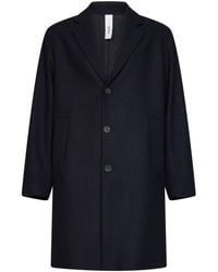 Hevò - Wool-Blend Cassano Single-Breasted Coat - Lyst
