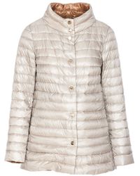 Herno - Reversible Button-Up Padded Down Jacket - Lyst