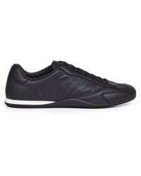 Gucci - Smooth Leather Shift Sneakers - Lyst