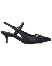 Pinko - Gloria 18 Leather Slingback Pumps - Lyst