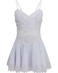 Charo Ruiz - Aveline Short Dress Cotton; Polyester - Lyst