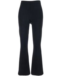 Twinset - Ribbed Design Pants For Viscose Polyamide Elastane Trousers - Lyst