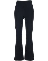 Twinset - Ribbed Design Pants For Viscose Polyamide Elastane Trousers - Lyst