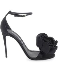 Dolce & Gabbana - Satin Sandals - Lyst
