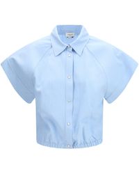 Jacob Cohen - Short-Sleeve Shirt Striped Viscose And Linen Canvas Viscose - Lyst