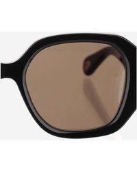 Chloé - Logo Sunglasses Recycled Acetate - Lyst