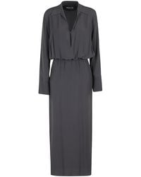 FEDERICA TOSI - Abito Lungo A Camicia - Lyst