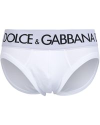 Dolce & Gabbana - White Bi-elastic Briefs - Lyst