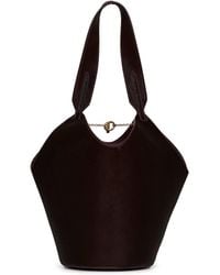 KHAITE - Tote Bag Mini Lotus Calf Leather - Lyst