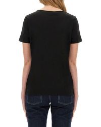 Fay - Regular Fit T-Shirt Viscose Elastane T-Shirts - Lyst