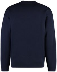 Drole de Monsieur - Slogan À Fleurs Merino Wool Crew-Neck Sweater - Lyst