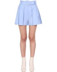Patou - Belted Shorts - Lyst