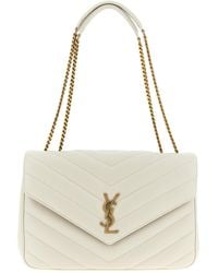 Saint Laurent - Loulou Large Shoulder Bag - Lyst