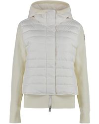 Parajumpers - Nina Knit Jacket With Padded Panels - Lyst
