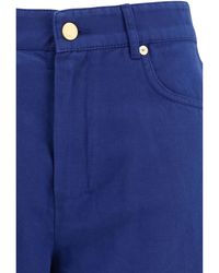 Max Mara - 'S Maxmara Cotton And Linen Pants - Lyst
