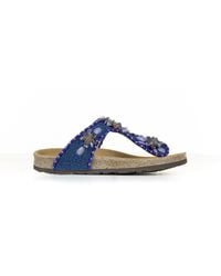 Maliparmi - Flip-Flops With Jewelery Embroidery On Beads - Lyst