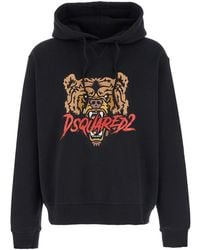DSquared² - Casual Cool Fit Hoodie - Lyst