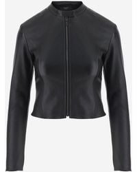 Gucci - Lightweight Stretch Leather Jacket Lambskin - Lyst