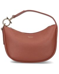 Ferragamo - North-South Mini Hobo Bag - Lyst