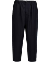 Marni - Tropical Wool Cropped Trousers - Lyst