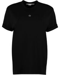 Stella McCartney - Embroidered Star Cotton T-Shirt Organic Cotton; Viscose T-Shirts & Jerseys - Lyst