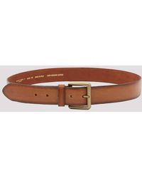 Golden Goose - Brown Leather Belt - Lyst
