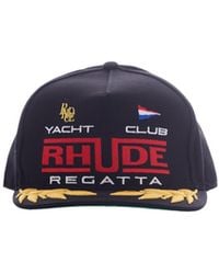 Rhude - Mini Cotton Blend Hat For - Lyst