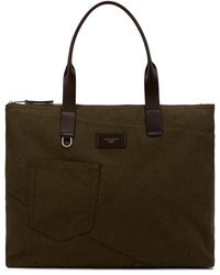 Dolce & Gabbana - Tote Bag Adamo Patchwork-Dark/Dark Cotton - Lyst
