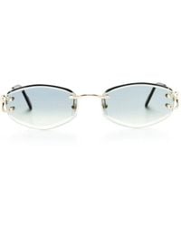 Cartier - Cartier Eyewear Ct0467S Rimless Gradient Lens Sunglasses - Lyst