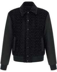 Balmain - Velvet Bomber Jacket - Lyst