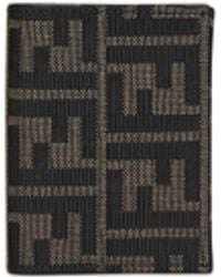 Fendi - Tobacco Card Case Ff Jacquard Card Case - Lyst