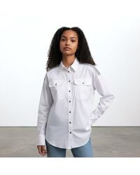 Brunello Cucinelli - White Cotton Shirt - Lyst