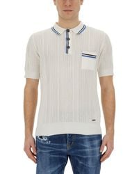 DSquared² - Knitted Polo - Lyst