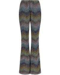 Missoni - Lamé Viscose Pants - Lyst