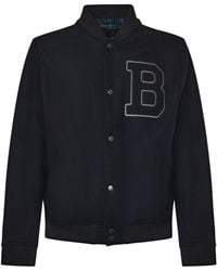 Barbour - Wool Bomber Jacket - Lyst
